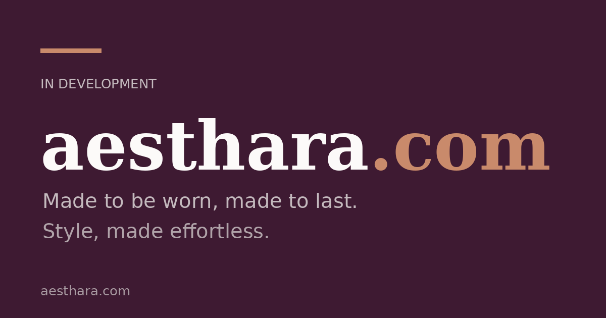Link preview image for aesthara.com